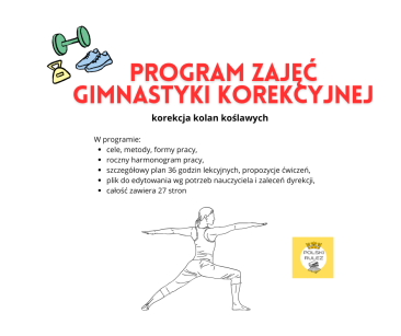 Program zajęć gimnastyki korekcyjnej - korekcja kolan koślawych