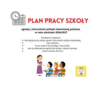 Plan Pracy Szkoły Podstawowej 2026/2027